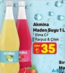 AKMİNA MADEN SUYU 1 L